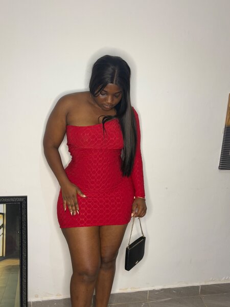 Cherry bombshell dress