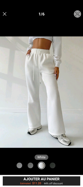 Pantalon évasé confortable