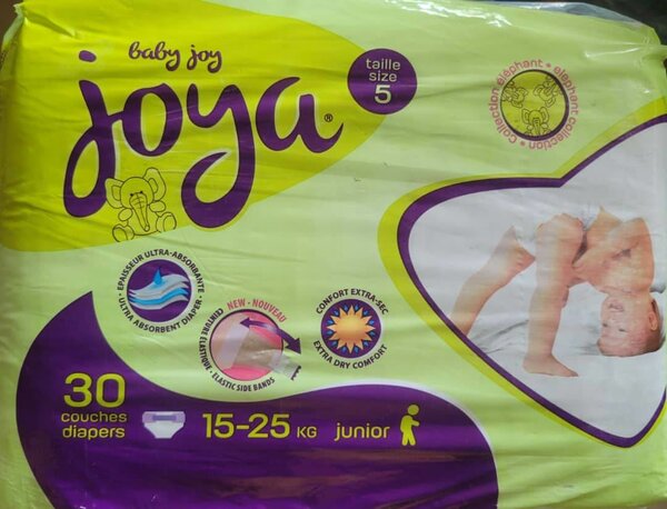 Couches jetables en culotte et à pression - 30 pièces