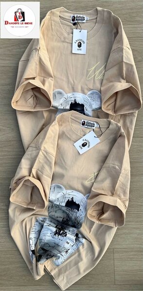 T-shirt à Motif Paysage Unisexe