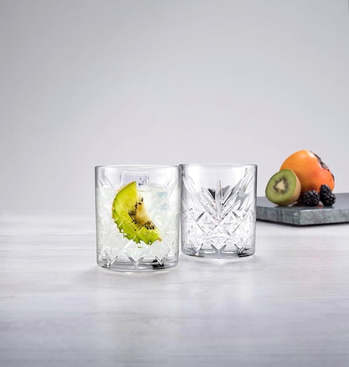 Verres en cristal élégants