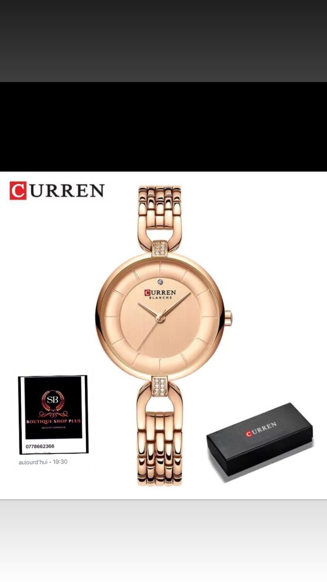 Montre Curen authentique