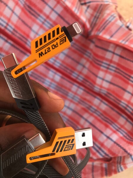 Original Cable with Regular USB and Type-C