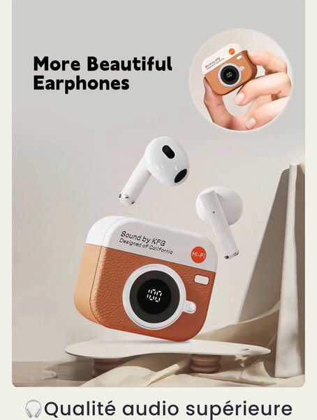 Écouteurs sans fil rétro