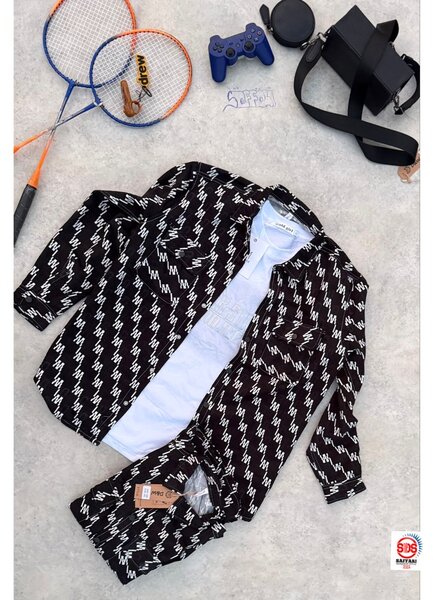 Chemise à motifs élégante