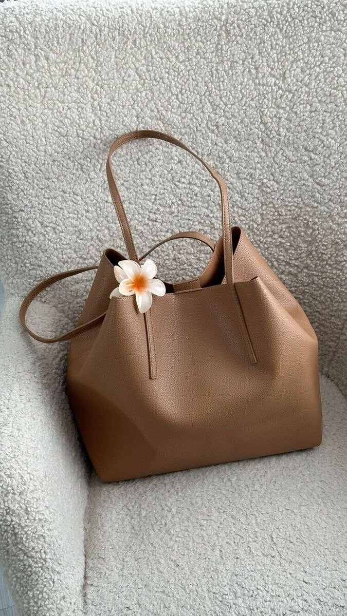 Sac cabas élégant en cuir