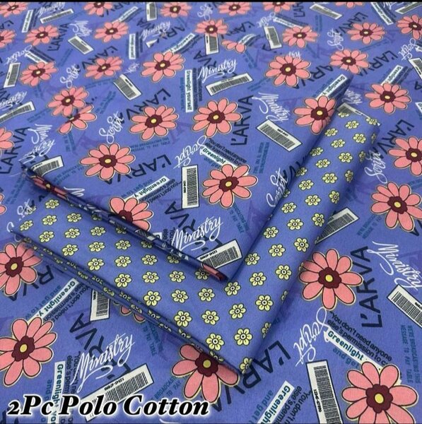 2 pc polo cotton suit