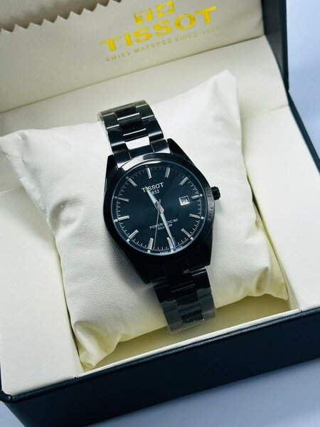 Montre Tissot Noir Élegante