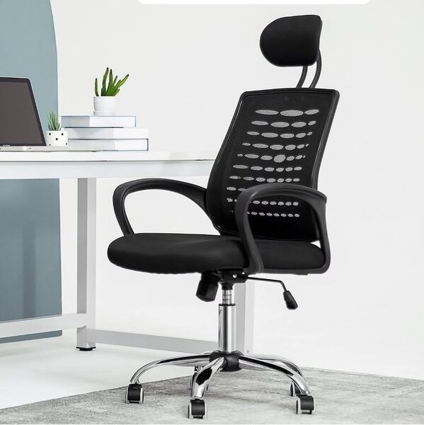 OFFICE CHAIR WITH HEADREST