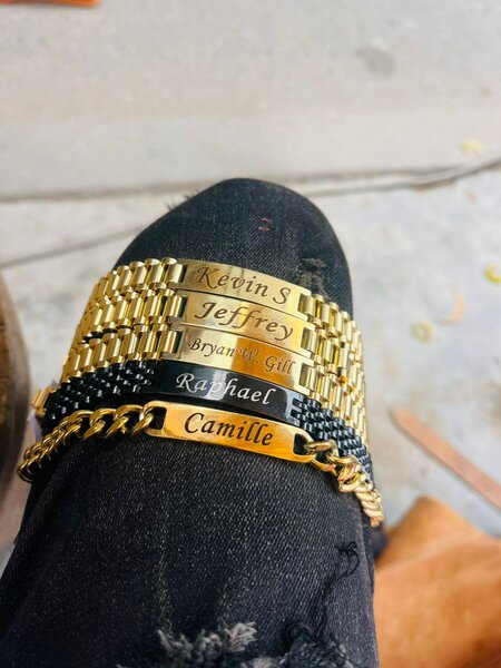 Customised bracelets