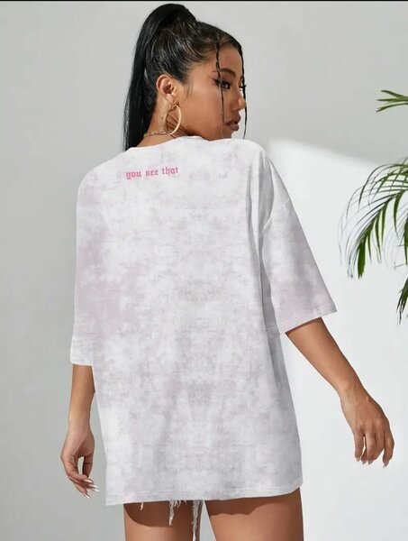 Креативная футболка оверсайз