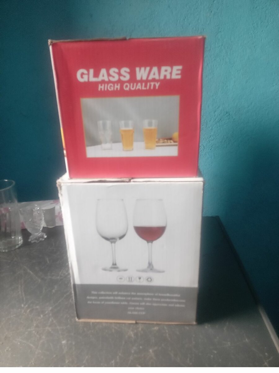 Verres à Vin et à Eau, Haute Qualité