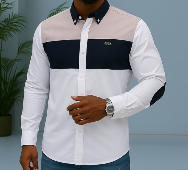 Chemise homme élégante manches longues
