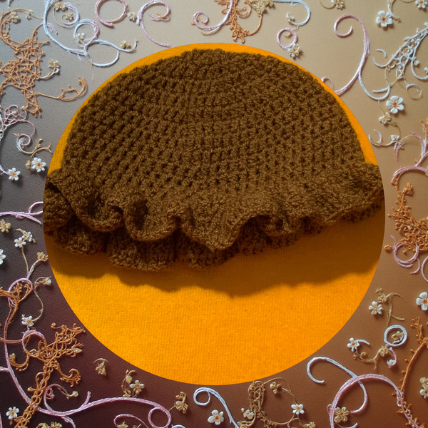 Chapeau en crochet pour bébé