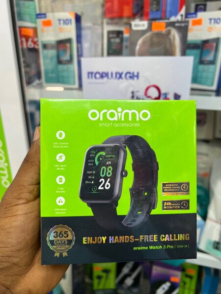 oraimo Watch 3 Pro 1.83'' LCD IP68 Smart Watch
