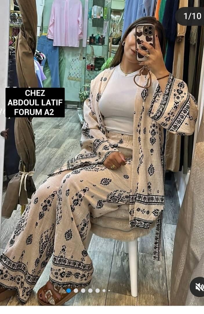 Ensemble décontracté motifs bohème