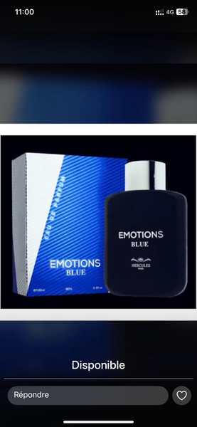 Parfum Émotions Blue Homme