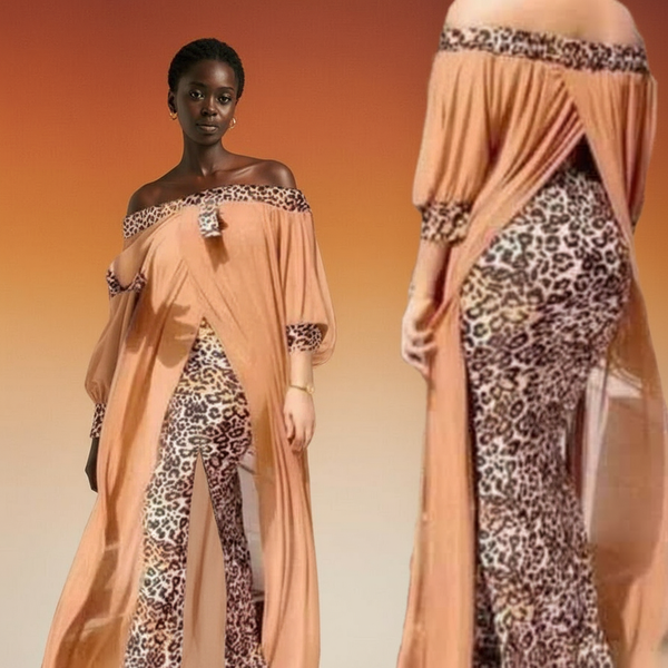 Robe léopard élégante