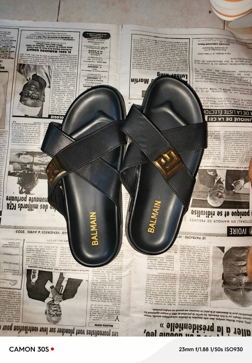 Sandales élégantes en cuir