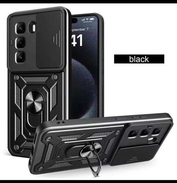 Coque Infinix hot 50 pro plus noir Rob