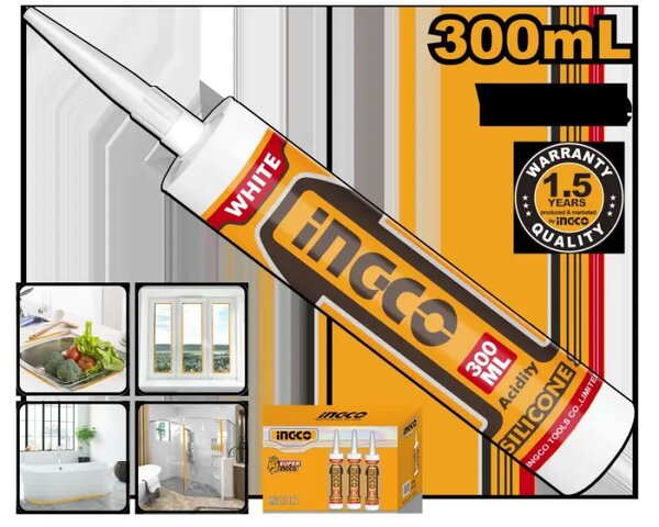 Silicone Blanc 300ml INGCO