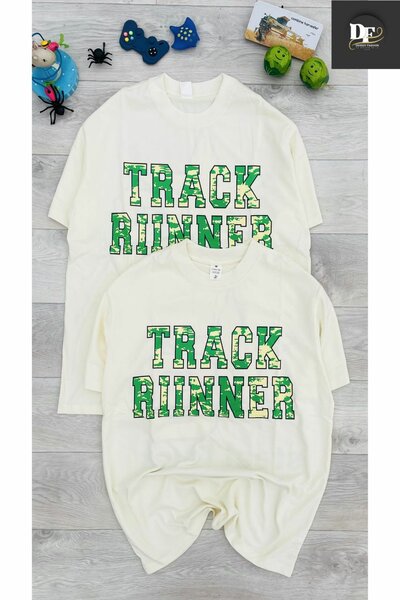 T-shirts assortis "Track Runner"