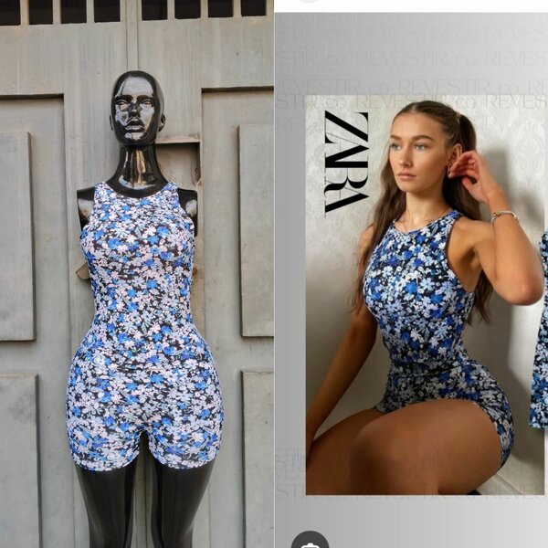 Combishort floral tendance