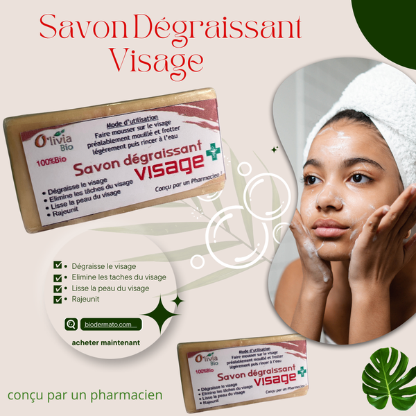 Savon dégraissant visage