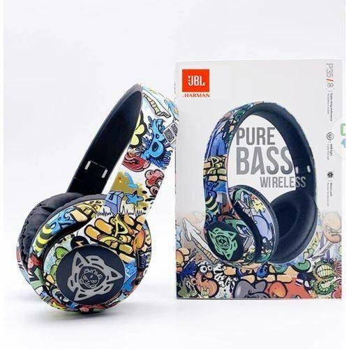 P35 - Casque Bluetooth Multicolore Audio Sans Fil Pliable P3