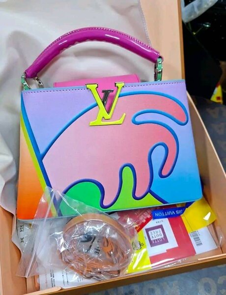 Sac à main multicolore tendance