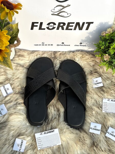 Sandales en cuir pour homme