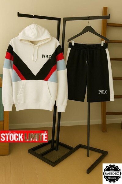 Set Hoodie et Shorts Polo