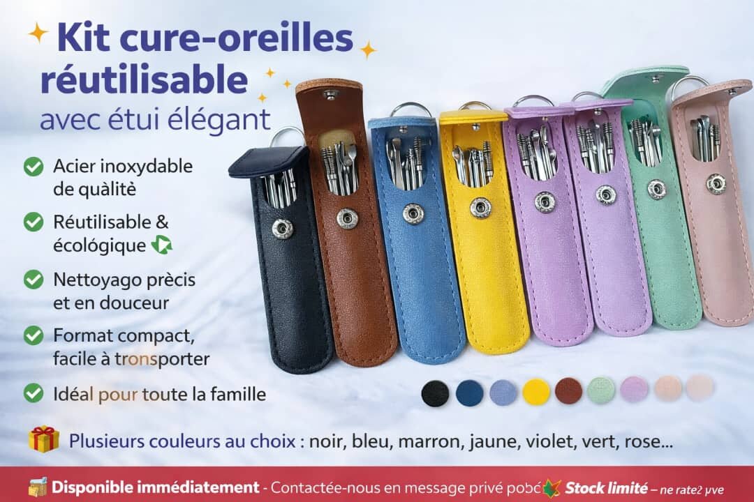 Kit de nettoyage doreilles