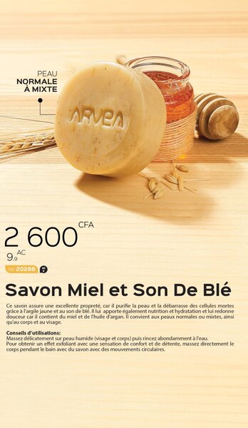 Savon Miel et Son de Blé