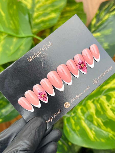 Ongles Press-On Floral Chic