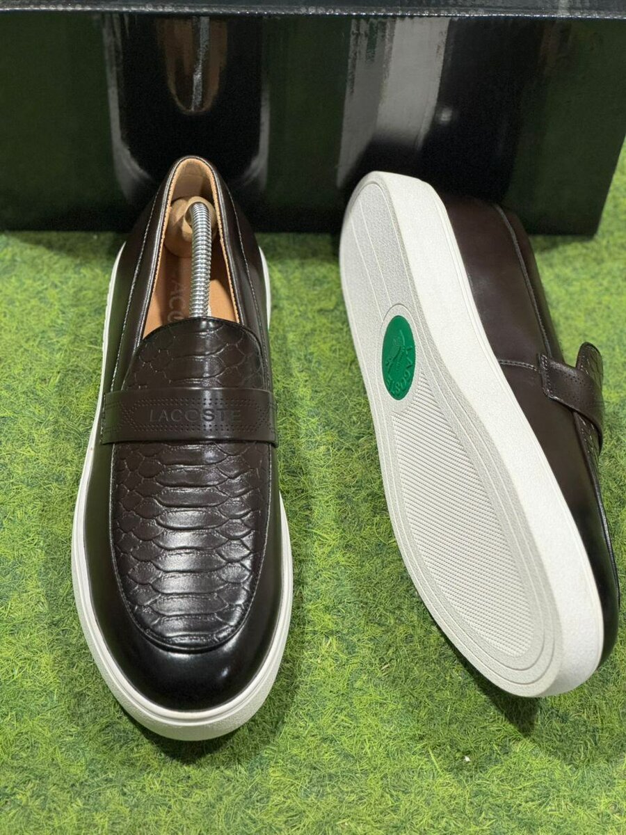 Mocassins en cuir tendance hommes