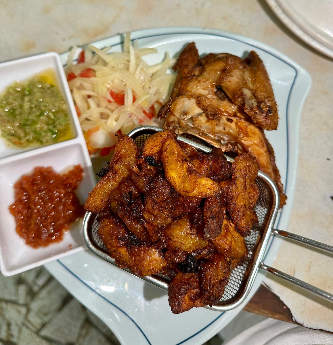 Poulet Grillé et Banane Plantain
