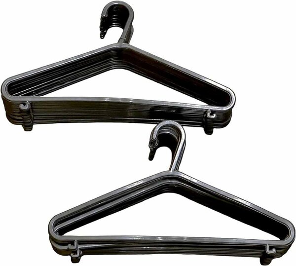 Lot de 10 Cintre  en caoutchouc pour les habits