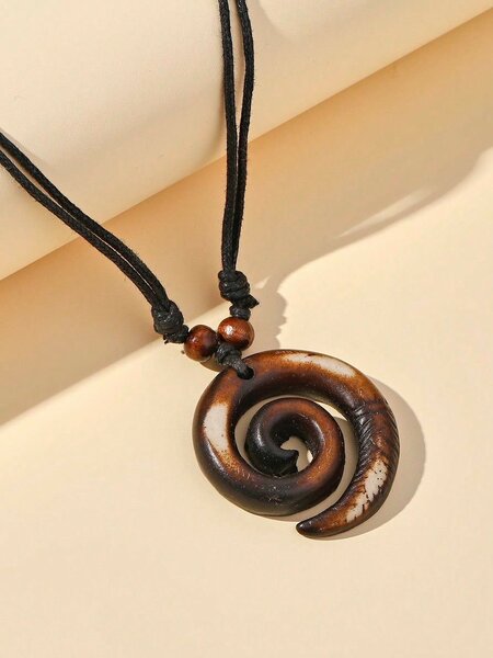 Collier Pendentif Spirale