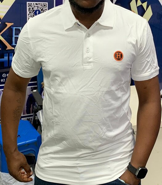 Polo blanc homme élégante