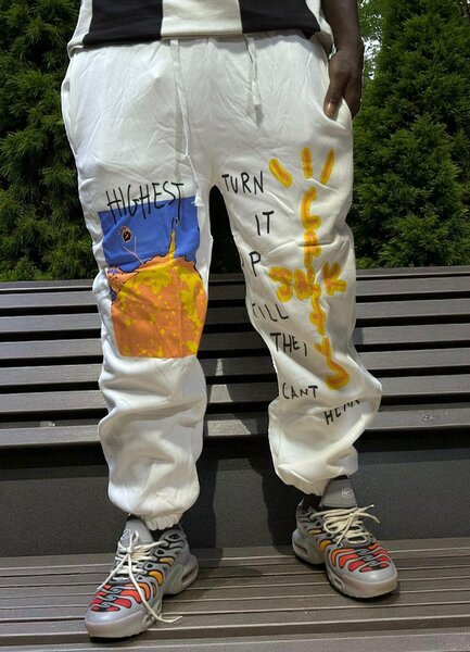 Pantalon artistique unisexe