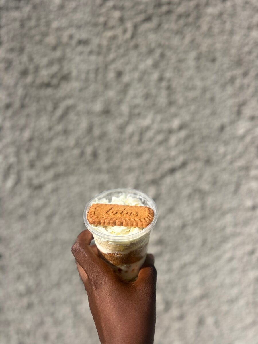 Délice glacé avec biscuit