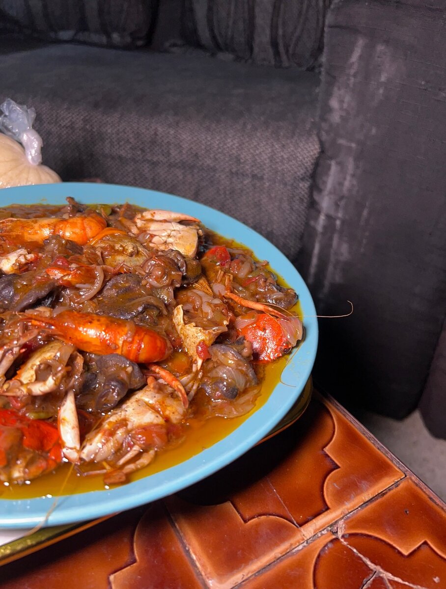 Délicieux plat de fruits de mer