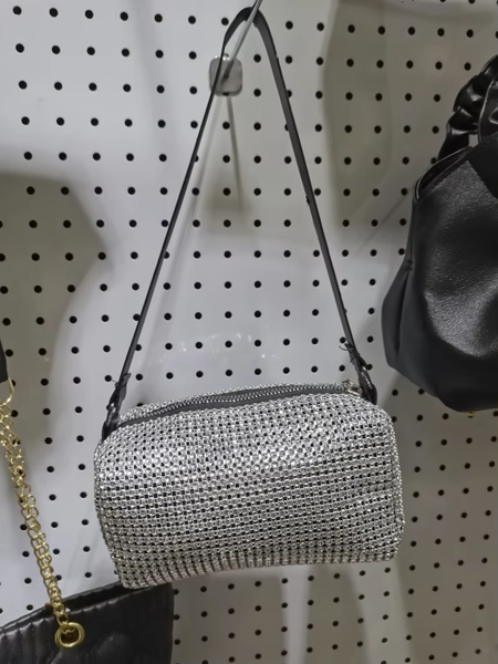 Sac bandoulière pailleté