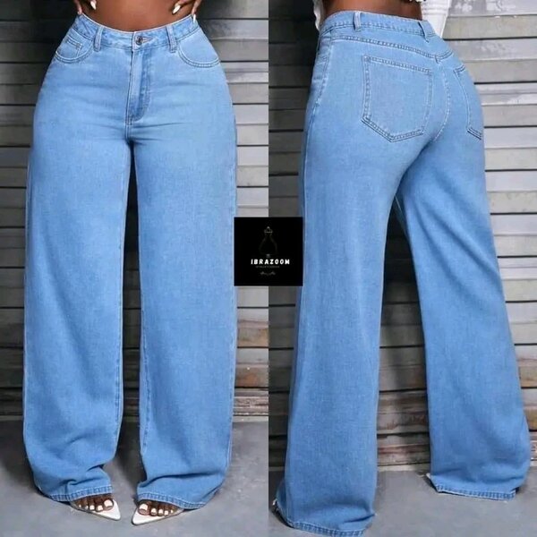 Jean large femme décontracté