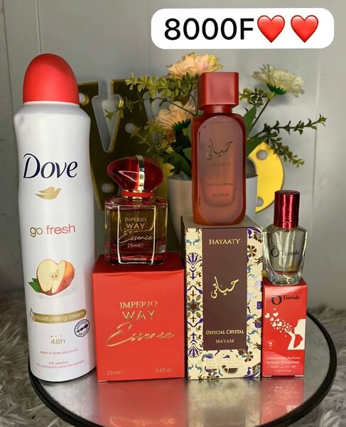 Lot de parfums et déodorant