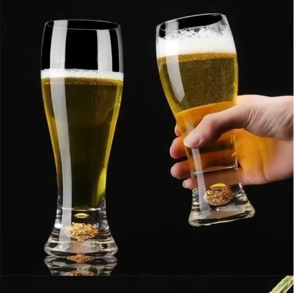 Verres à bière acrylique éléga