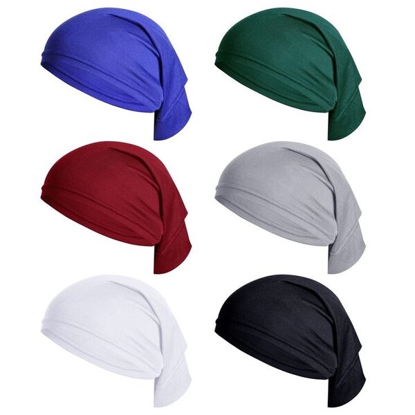 Spandex cap  en satin colorés