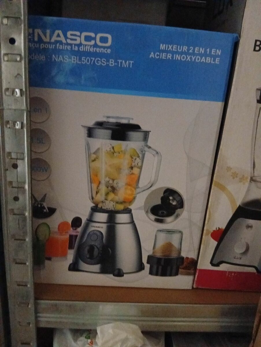 Blender NASCO 2 en 1 Acier