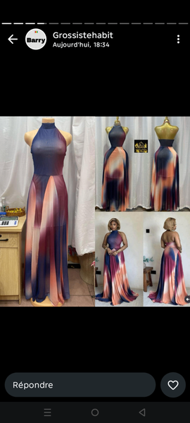 Robe Maxikleid Élégante